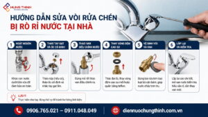 Cách sửa vòi nước rửa chén bị rỉ nước NHANH tại nhà