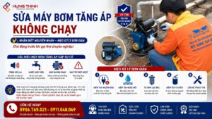 Máy bơm tăng áp không chạy: Nguyên nhân và cách sửa